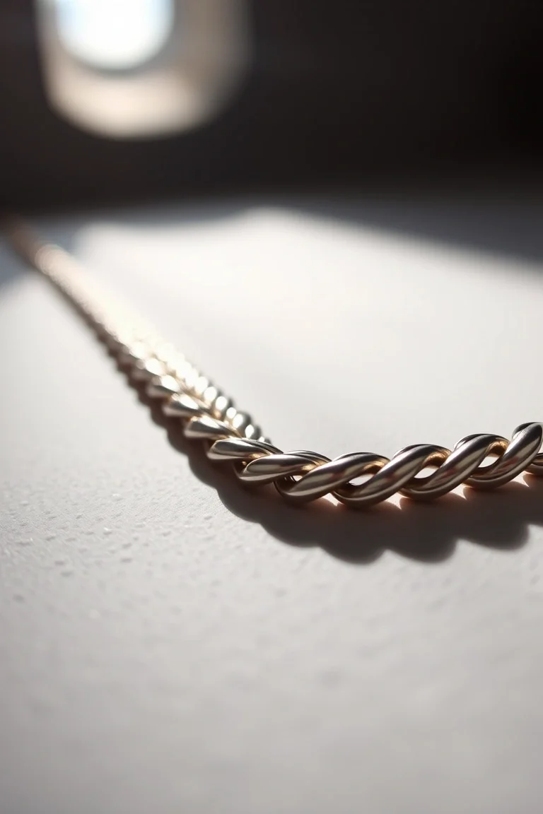 Sterling Silver Herringbone Chain 30 In.
