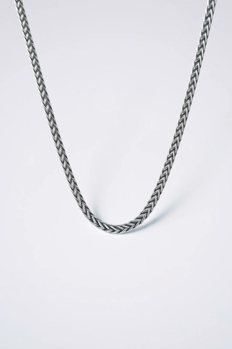 Sterling Silver Herringbone Chain 30 In.