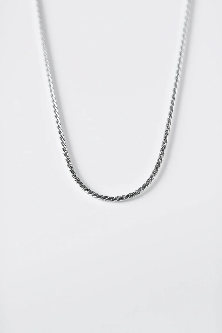 Sterling Silver Herringbone Chain 30 In.