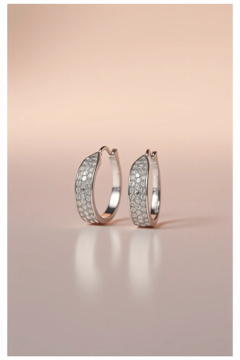 Sterling Silver Hinged Earrings