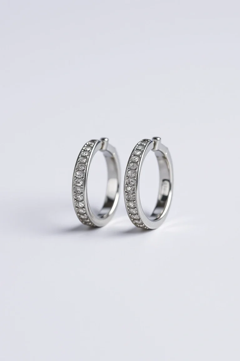 Sterling Silver Hinged Earrings