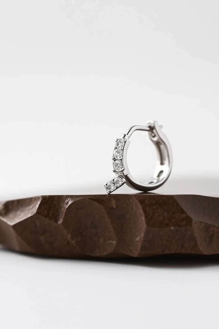 Sterling Silver Hinged Earrings