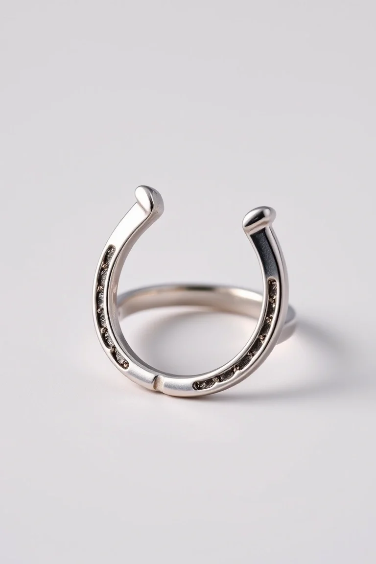 Sterling Silver Horseshoe Ring