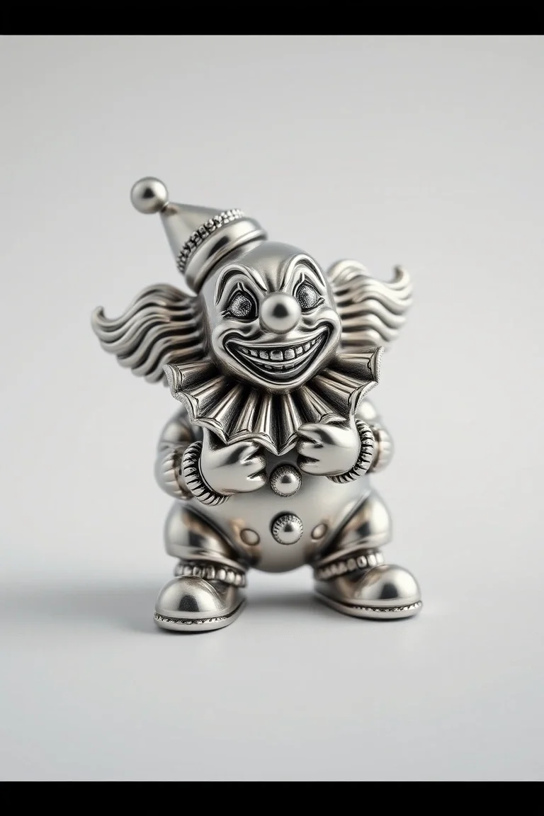 Sterling Silver Huggable Clown 18 In.