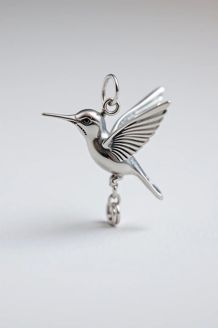 Sterling Silver Hummingbird
