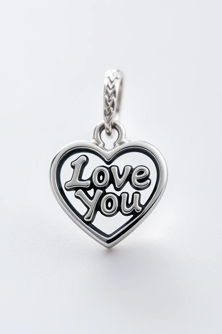 Sterling Silver I Love You Hearts