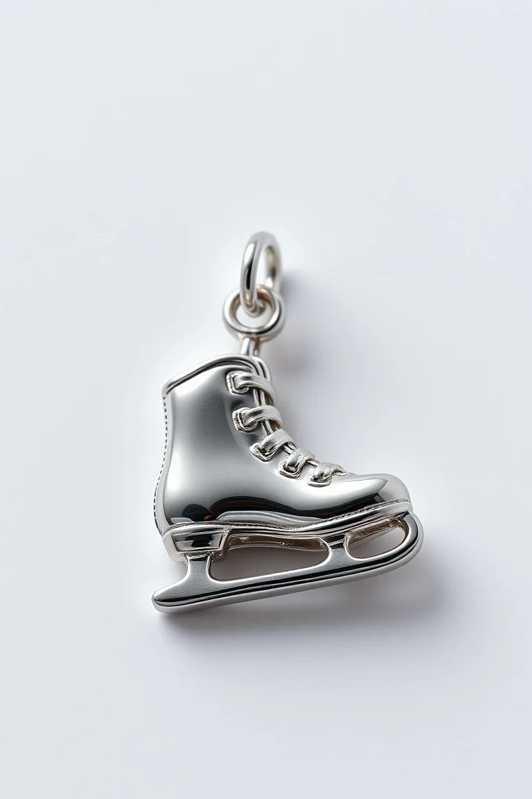 Sterling Silver Ice Skate