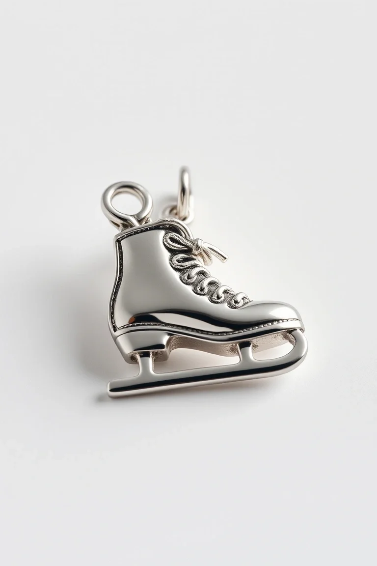 Sterling Silver Ice Skate