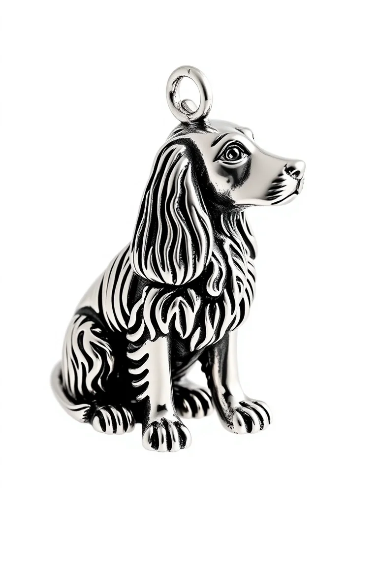 Sterling Silver Irish Setter Polished
