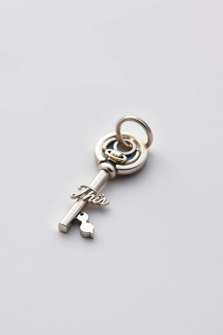 Sterling Silver Key