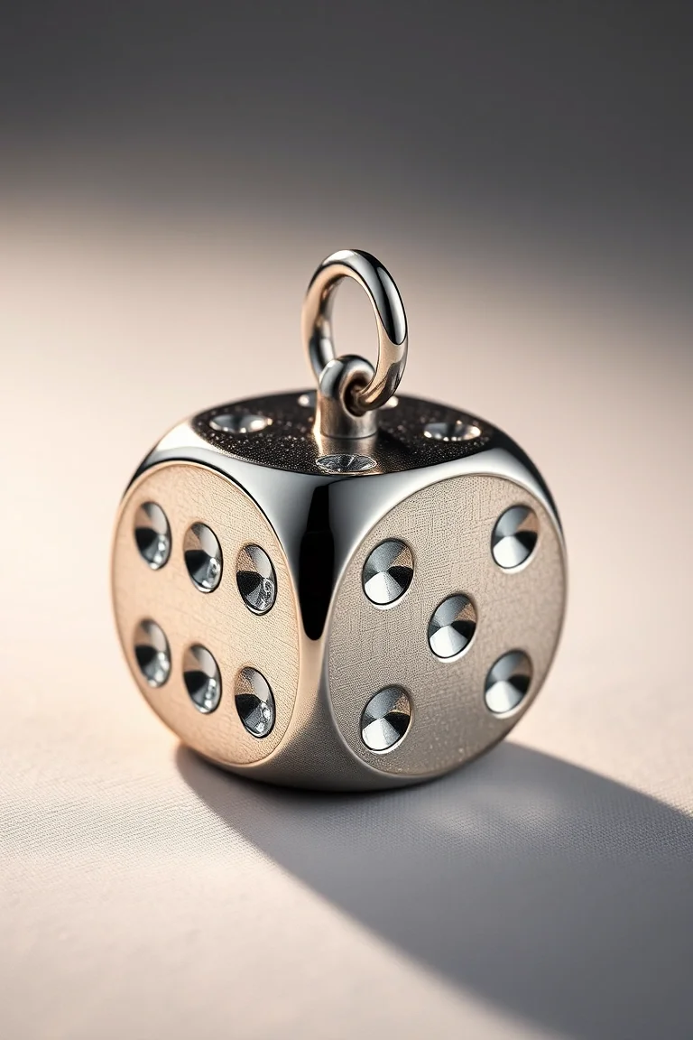 Sterling Silver Large Dice