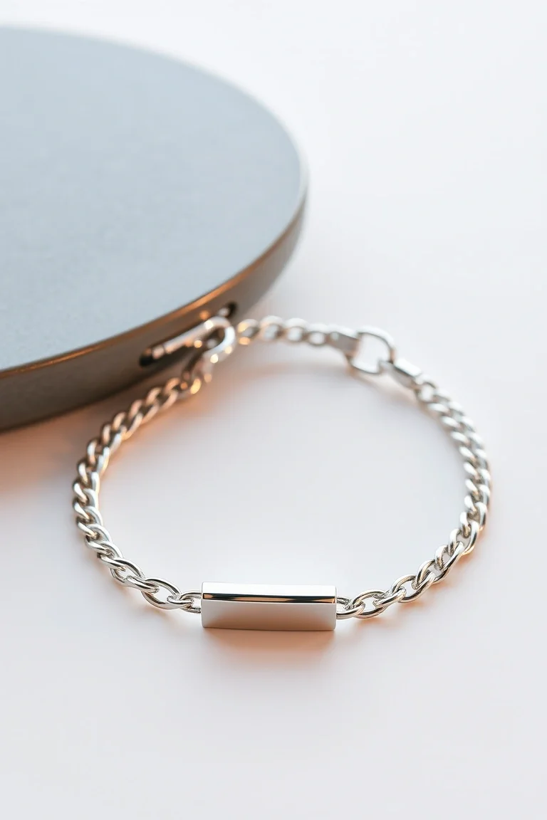 Sterling Silver Link ID Bracelets
