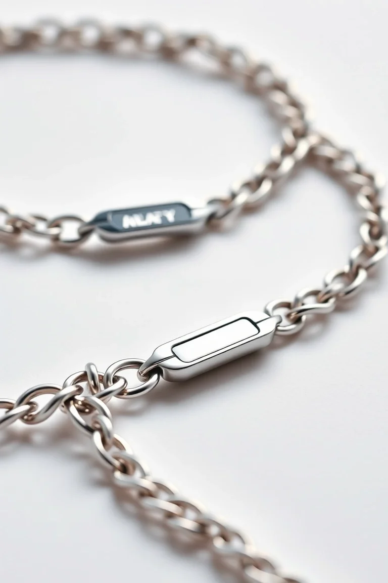 Sterling Silver Link ID Bracelets