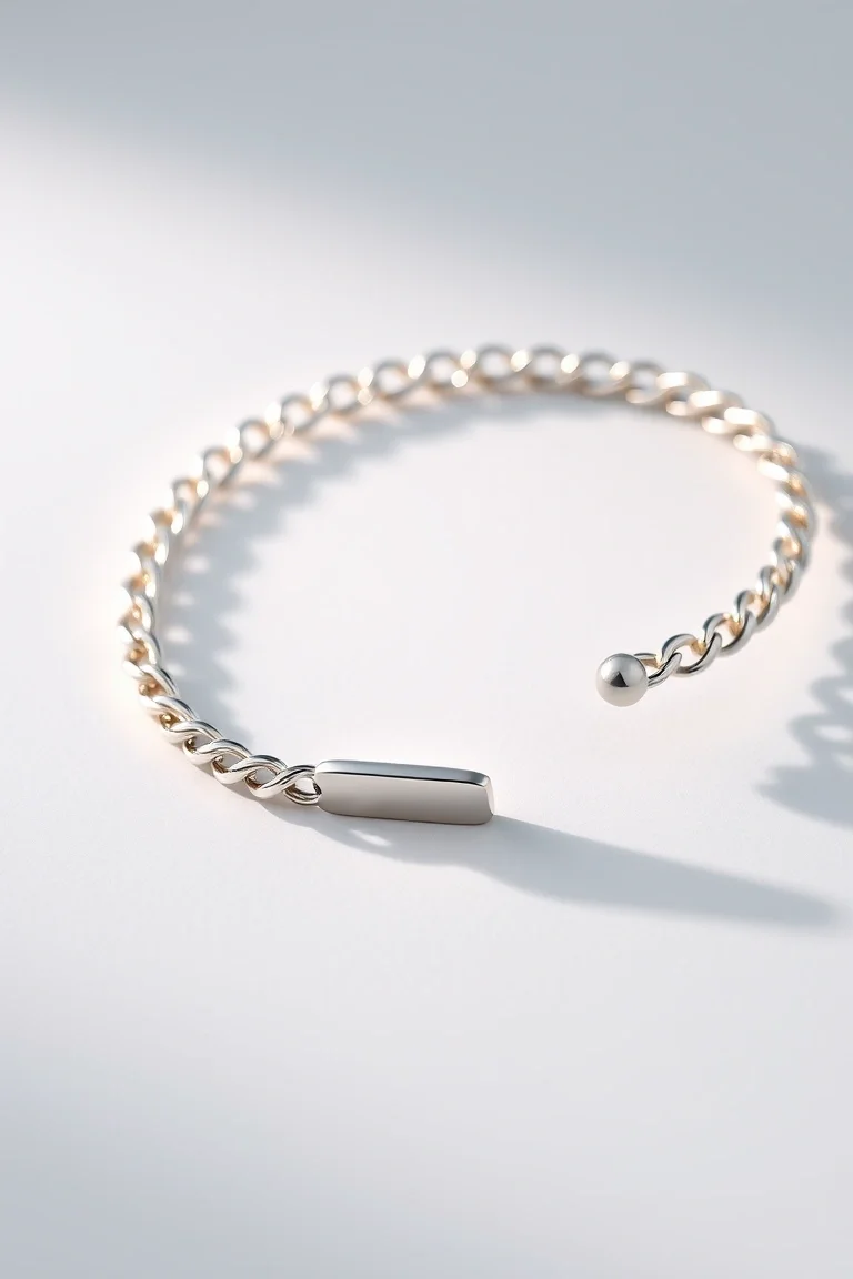 Sterling Silver Link ID Bracelets