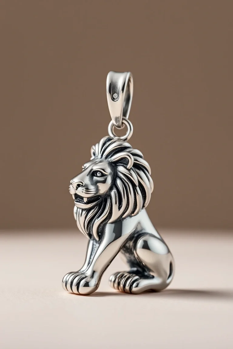 Sterling Silver Lion