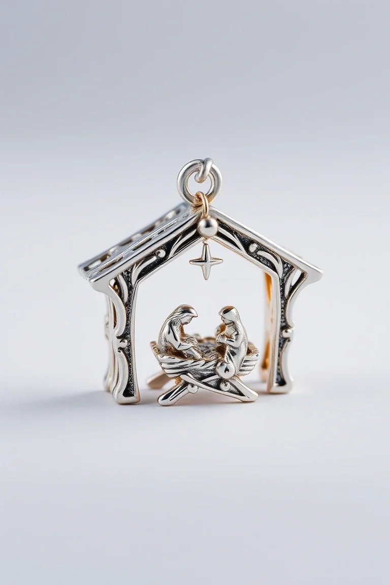 Sterling Silver Manger