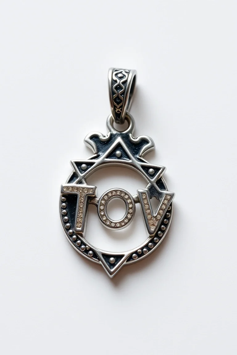 Sterling Silver Mazel Tov
