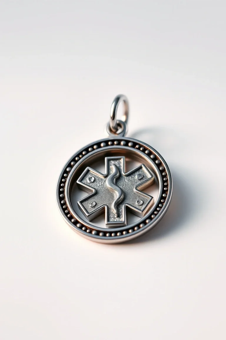 Sterling Silver Medical Alert
