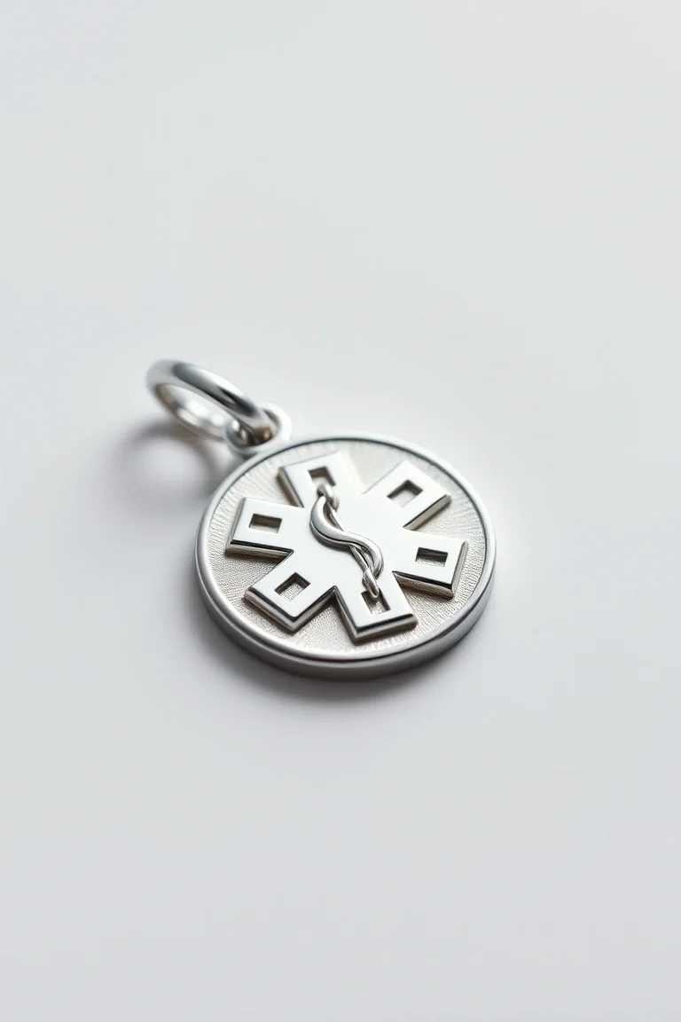 Sterling Silver Medical Alert