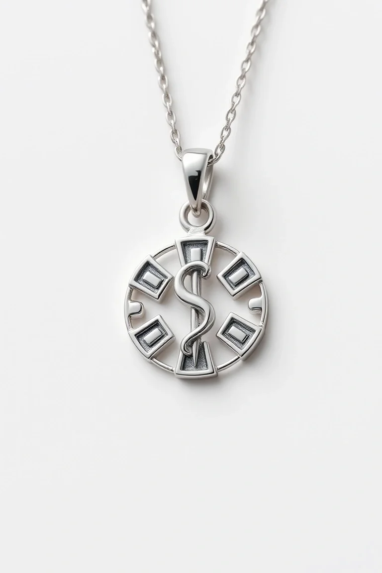 Sterling Silver Medical Jewelry Pendant