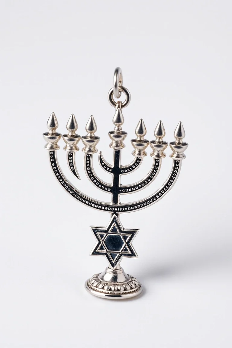 Sterling Silver Menorah