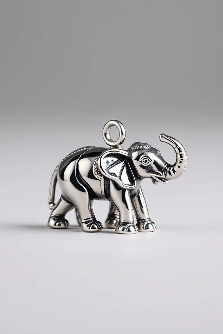 Sterling Silver Moveable Elephant