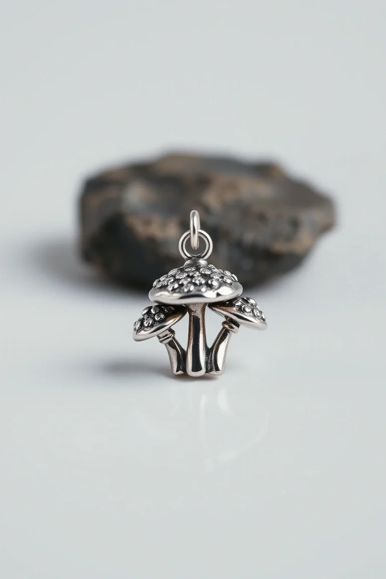 Sterling Silver Mushrooms