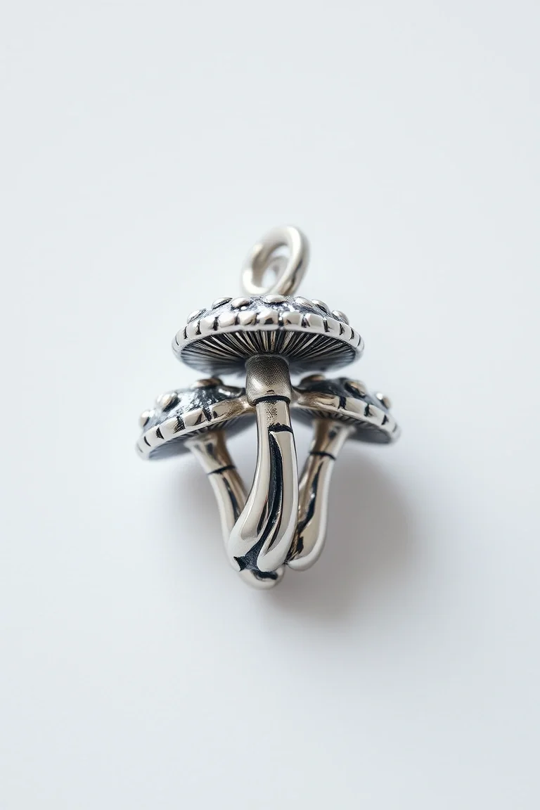 Sterling Silver Mushrooms