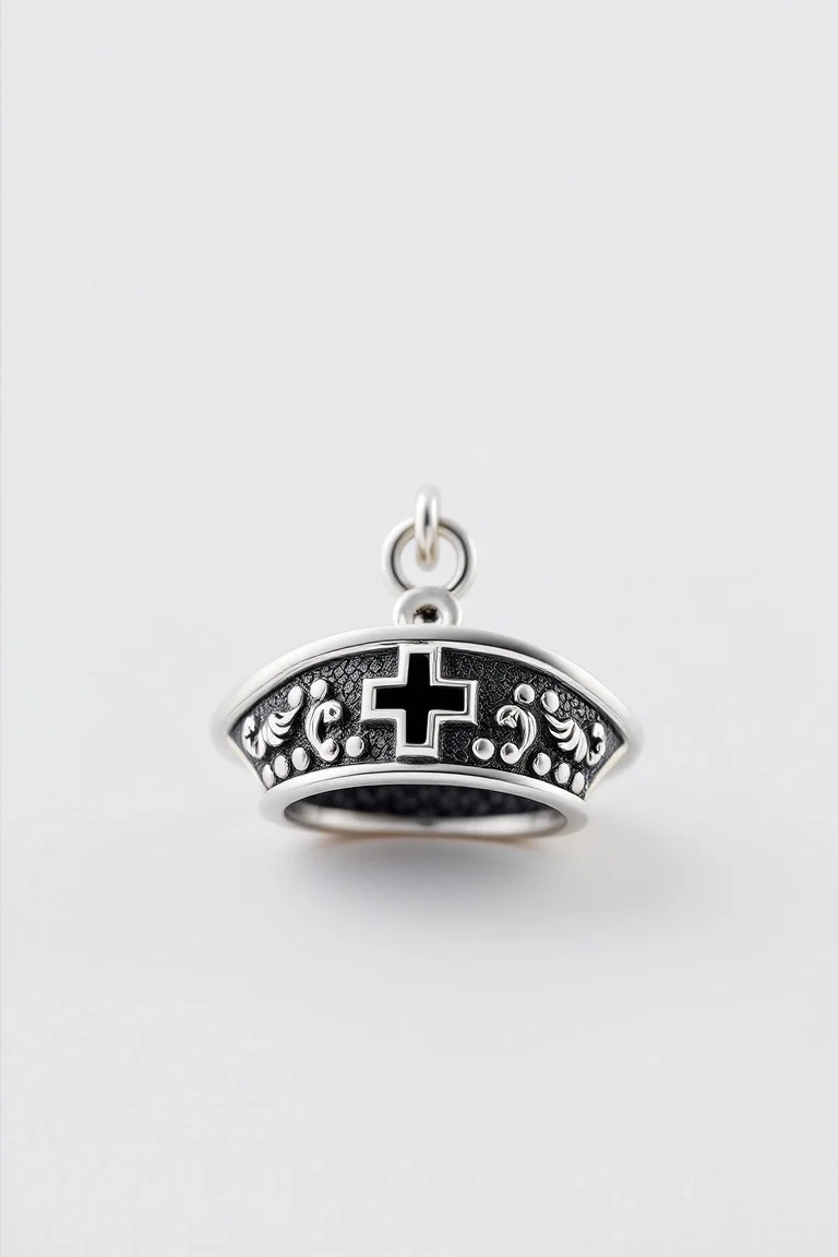 Sterling Silver Nurses Cap