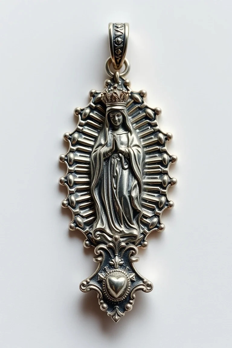 Sterling Silver Our Lady Of Guadalupe