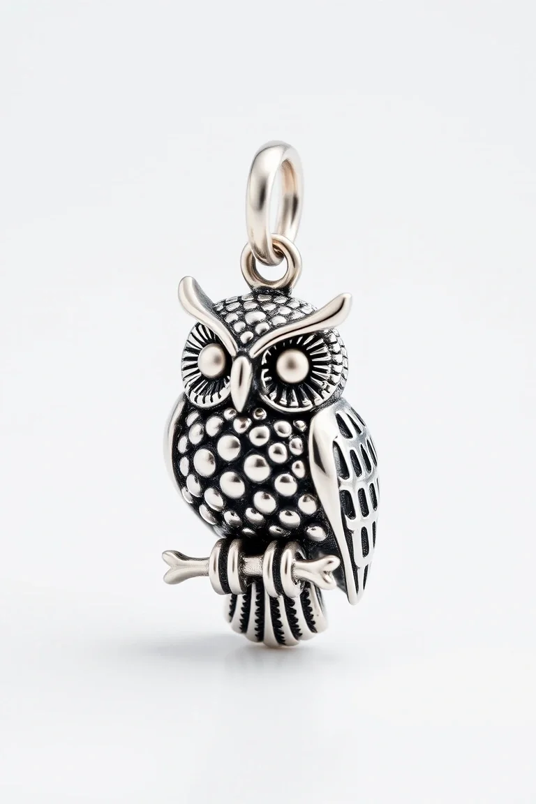 Sterling Silver Owl