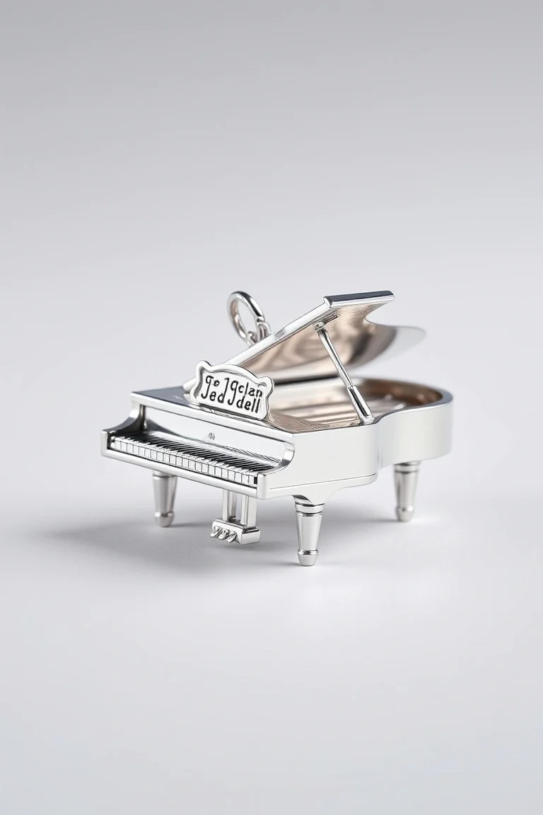 Sterling Silver Piano