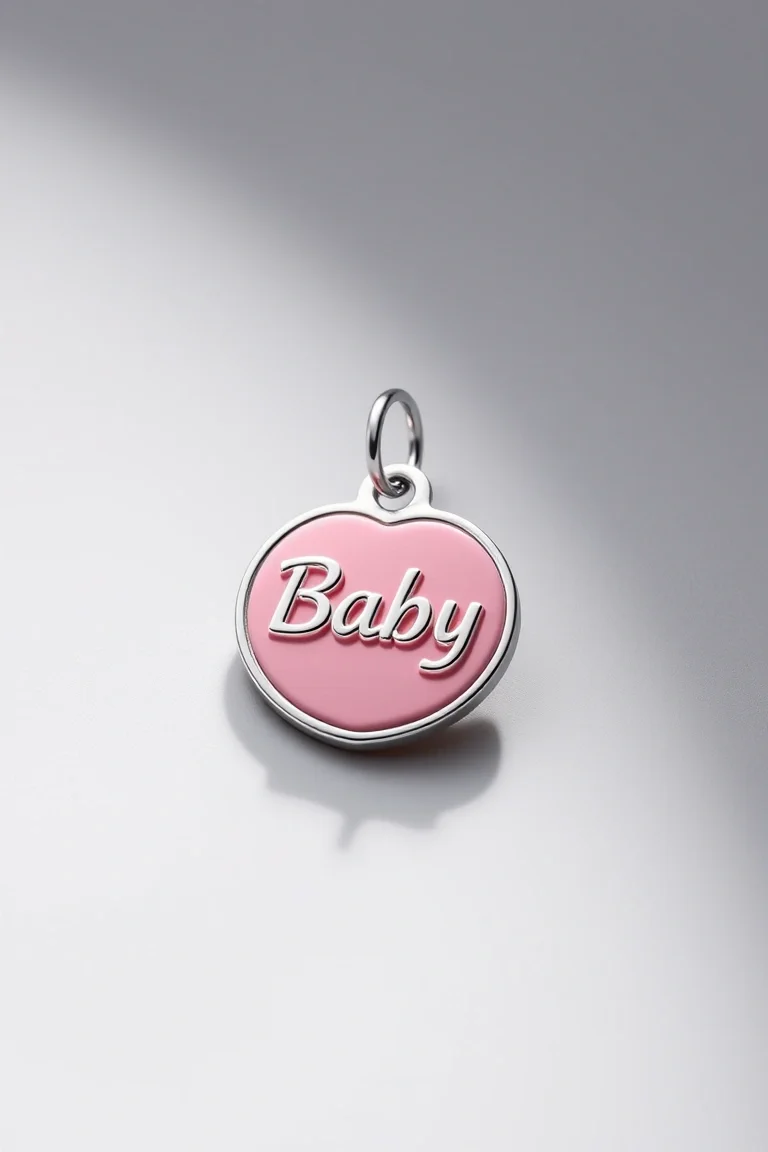 Sterling Silver Pink Birth Certificate