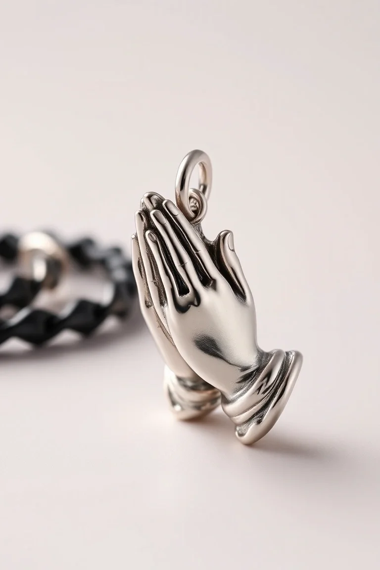 Sterling Silver Praying Hands