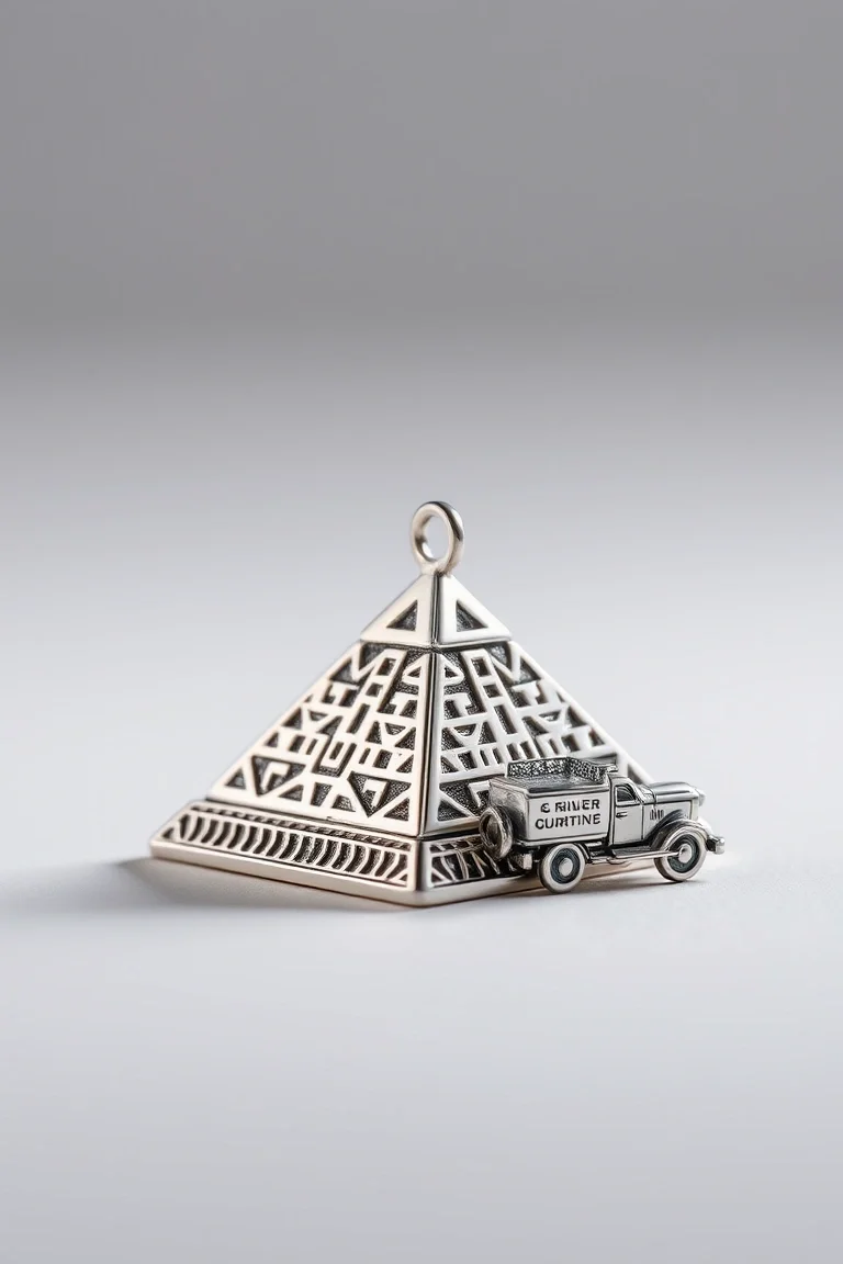 Sterling Silver Pyramids