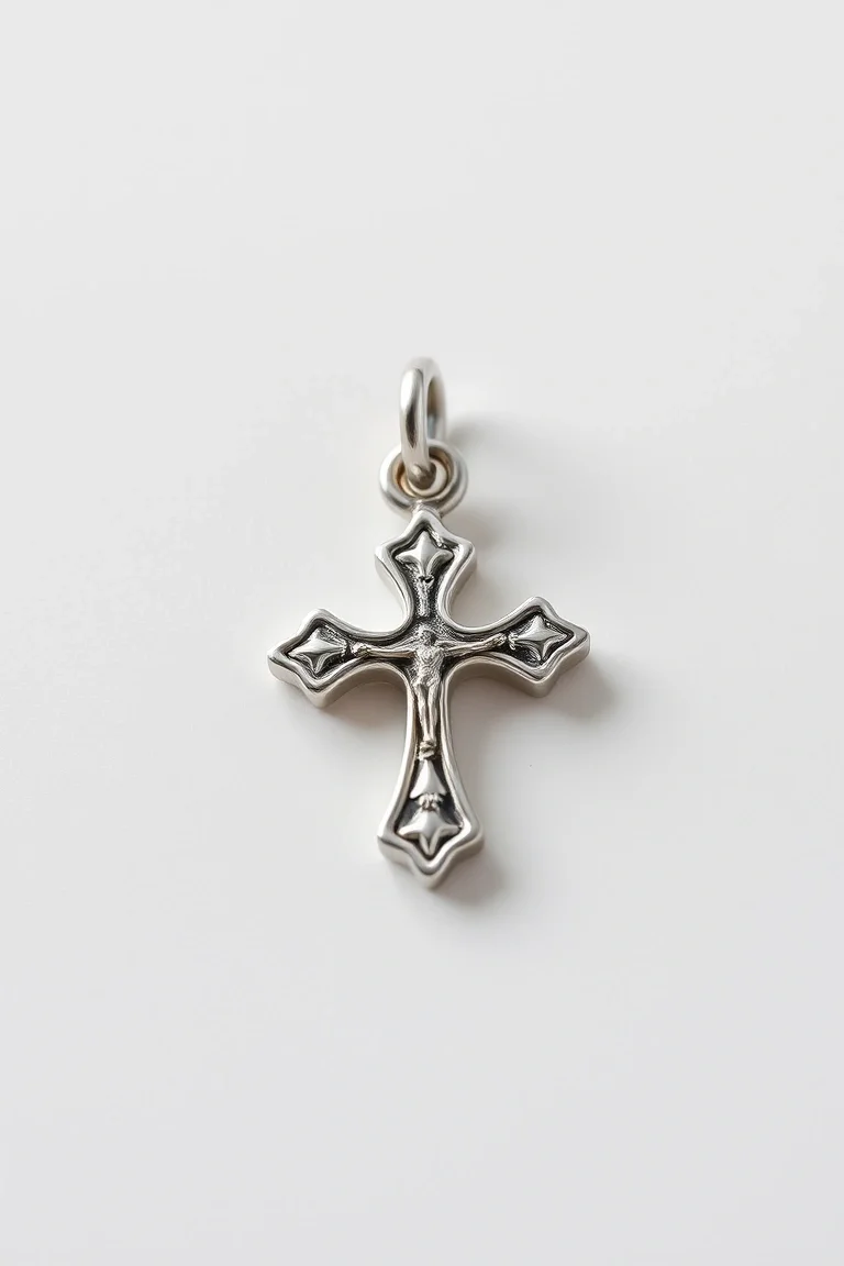 Sterling Silver Religious Charm