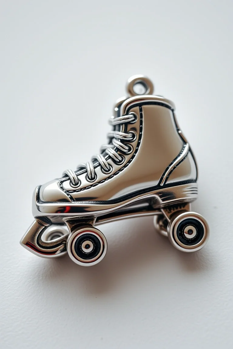 Sterling Silver Roller Skate