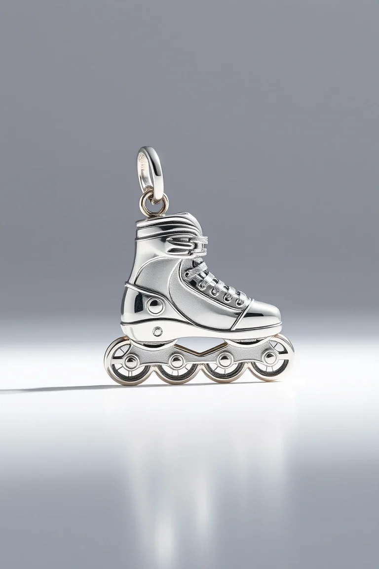 Sterling Silver Rollerblade