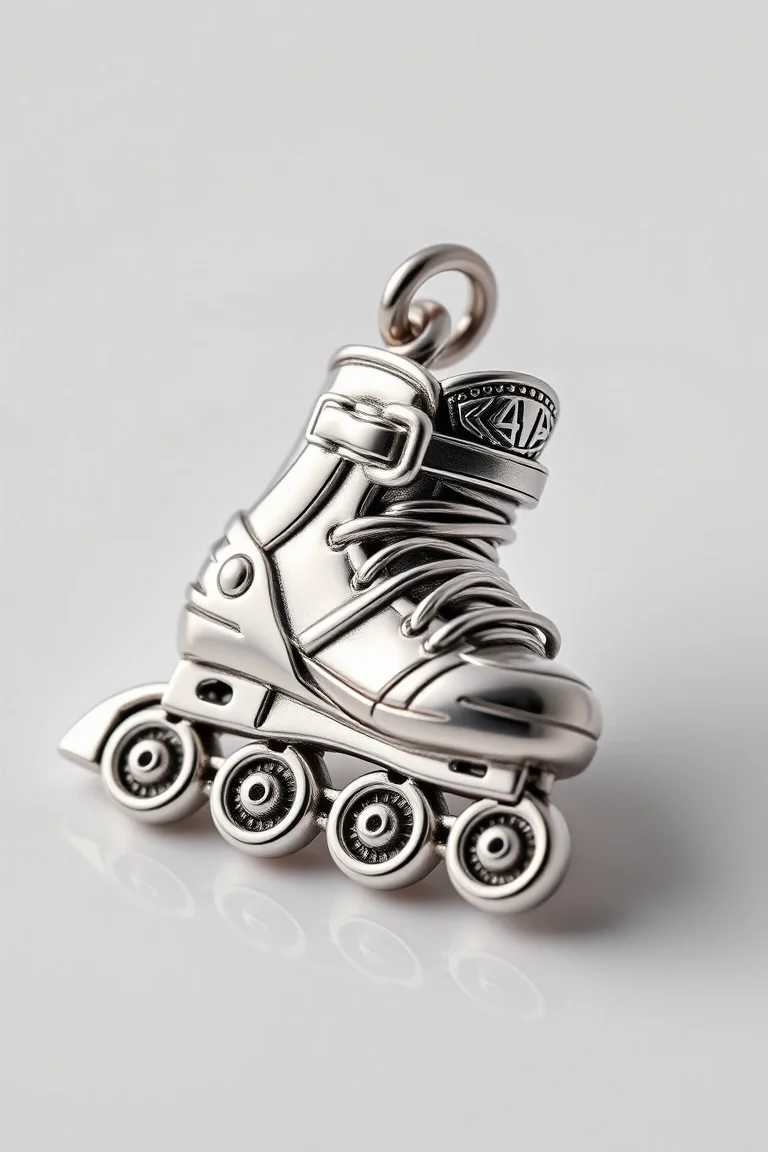 Sterling Silver Rollerblades