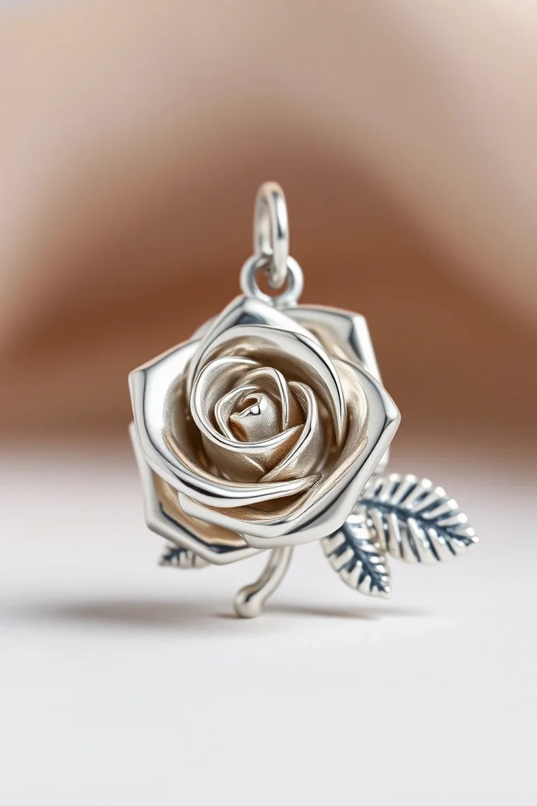 Sterling Silver Rose