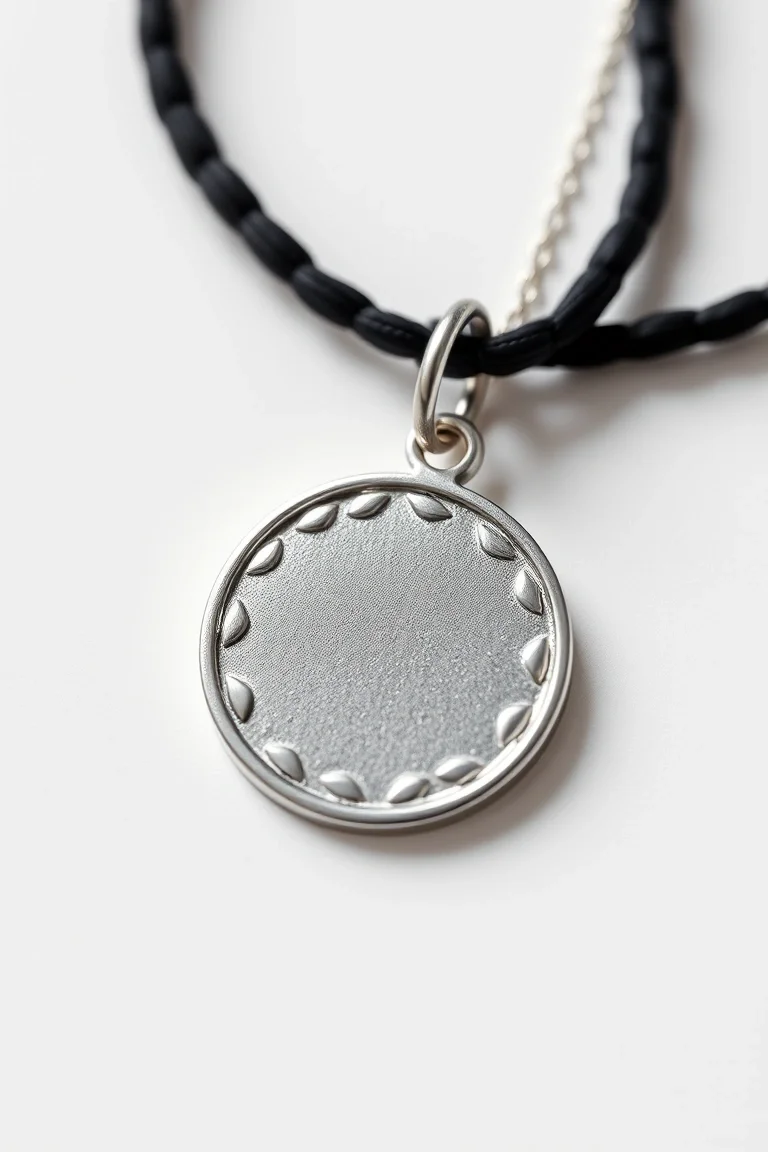 Sterling Silver Round Disc