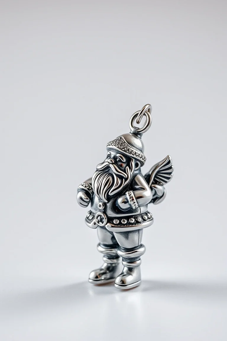 Sterling Silver Santa
