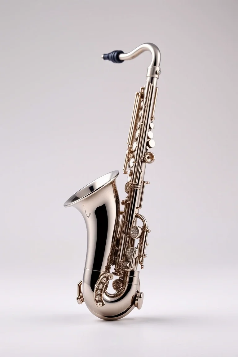 Sterling Silver Saxophone