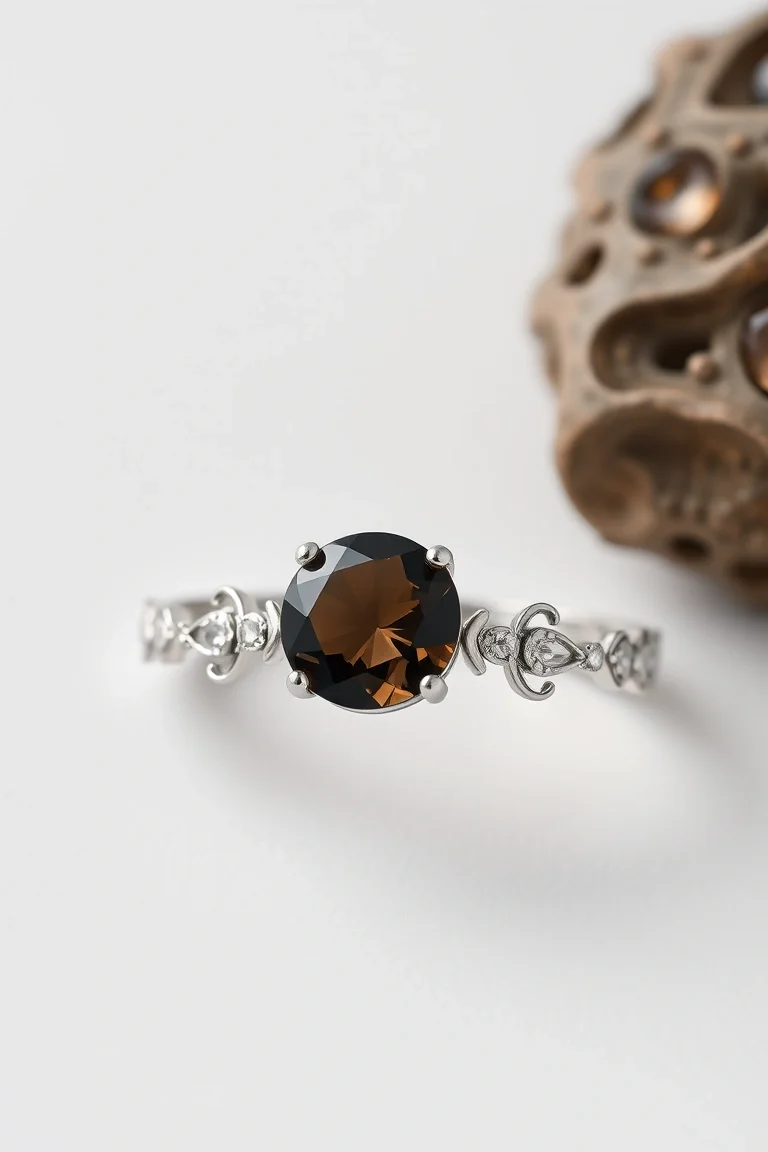 Sterling Silver Smoky Quartz Bracelet