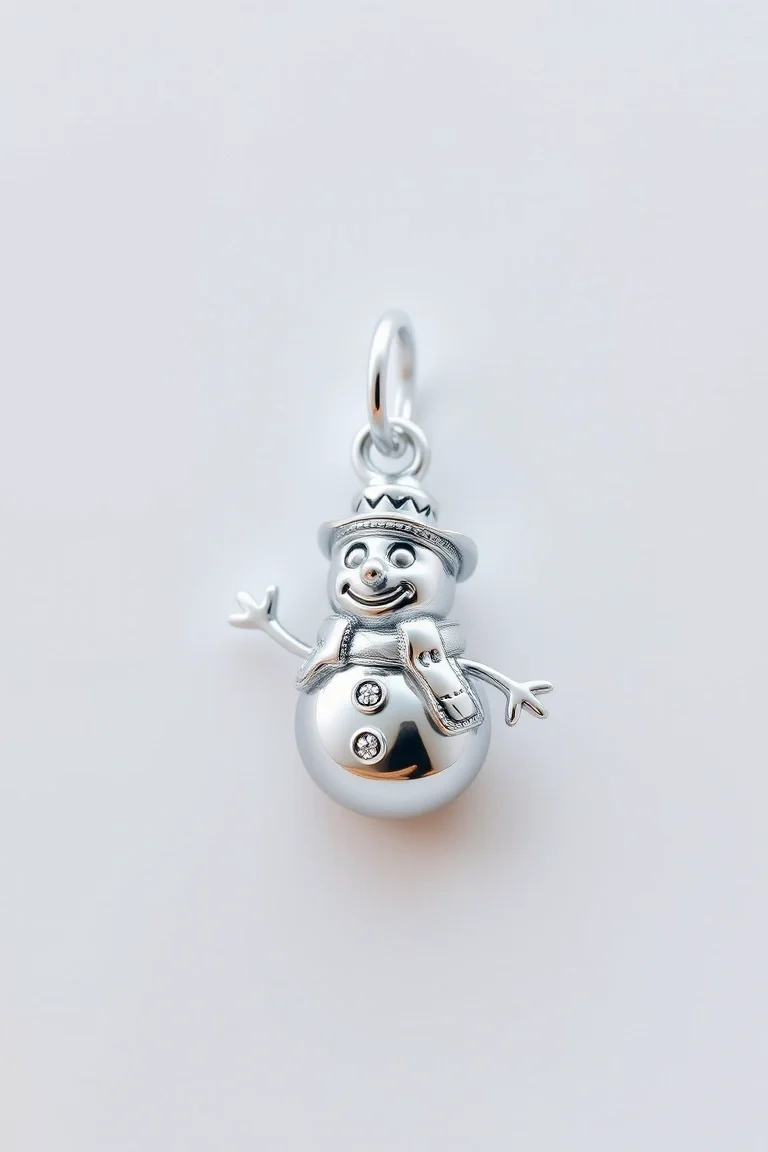 Sterling Silver Snowman