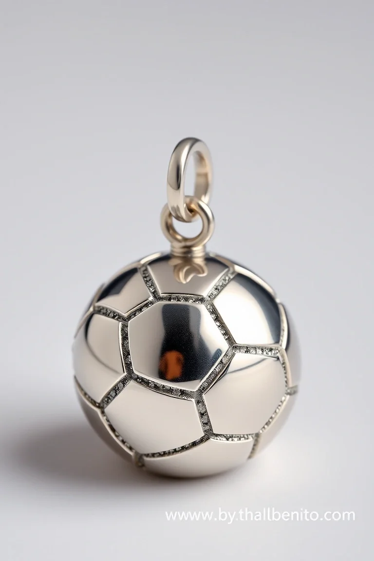Sterling Silver Soccerball