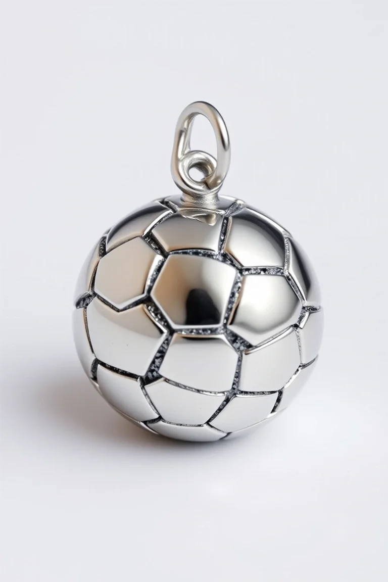 Sterling Silver Soccerball