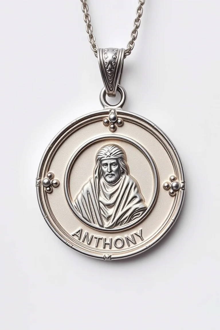 Sterling Silver St. Anthony Medal