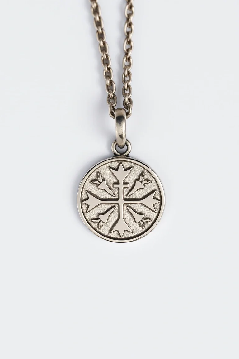 Sterling Silver St. Florian Medal