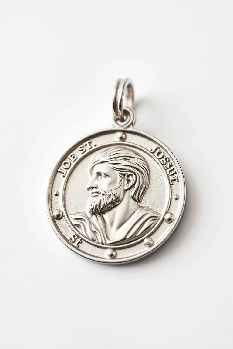 Sterling Silver St. Joseph Medal